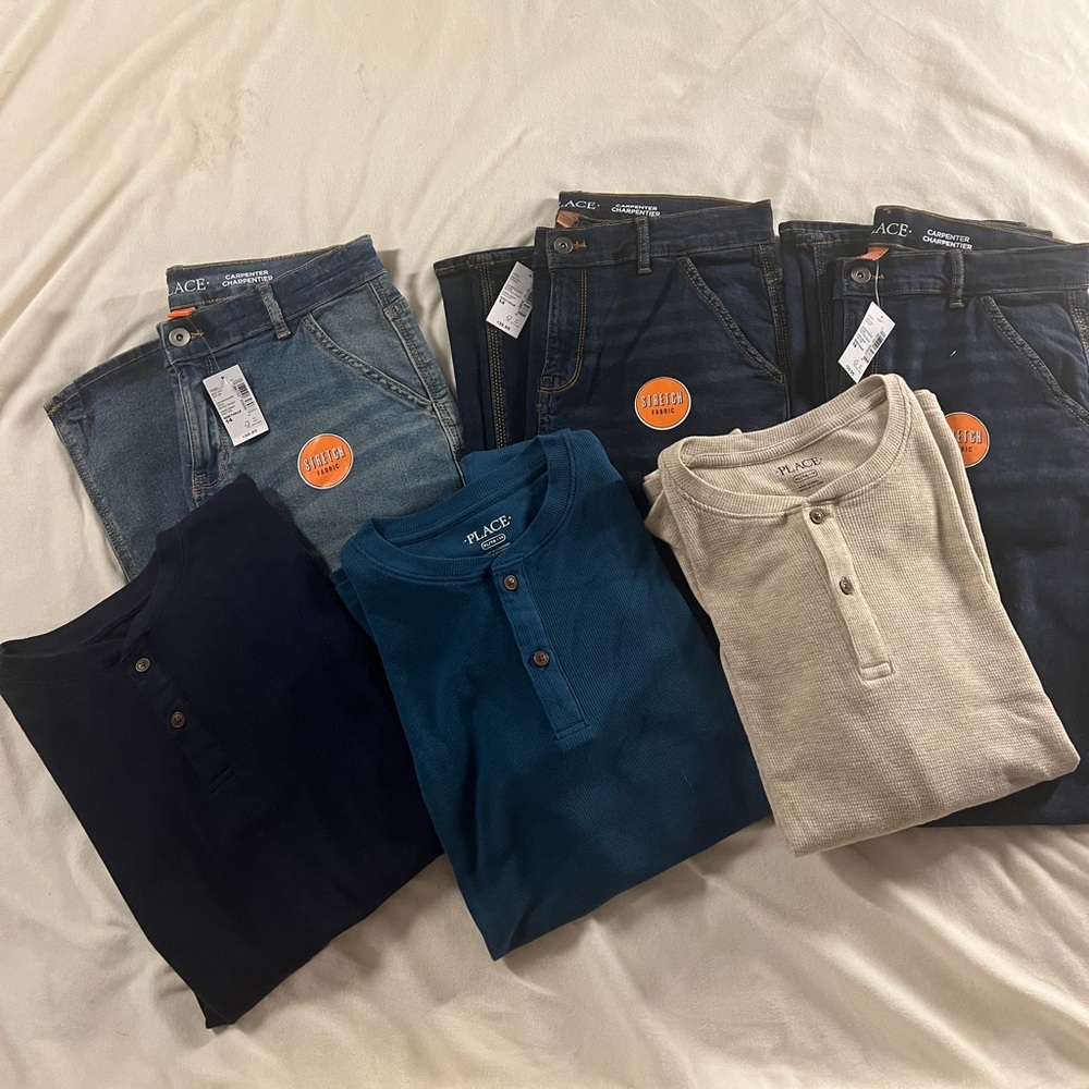Children’s Place Boys 14 Outfit 3 Pack